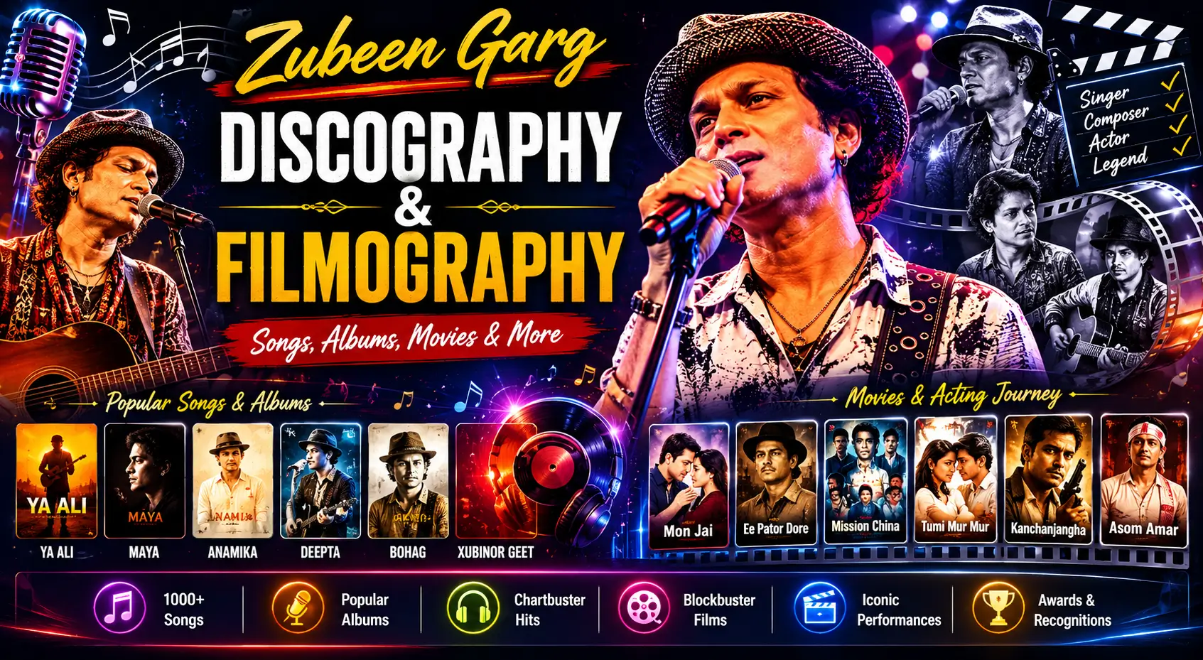 Discography & Filmography