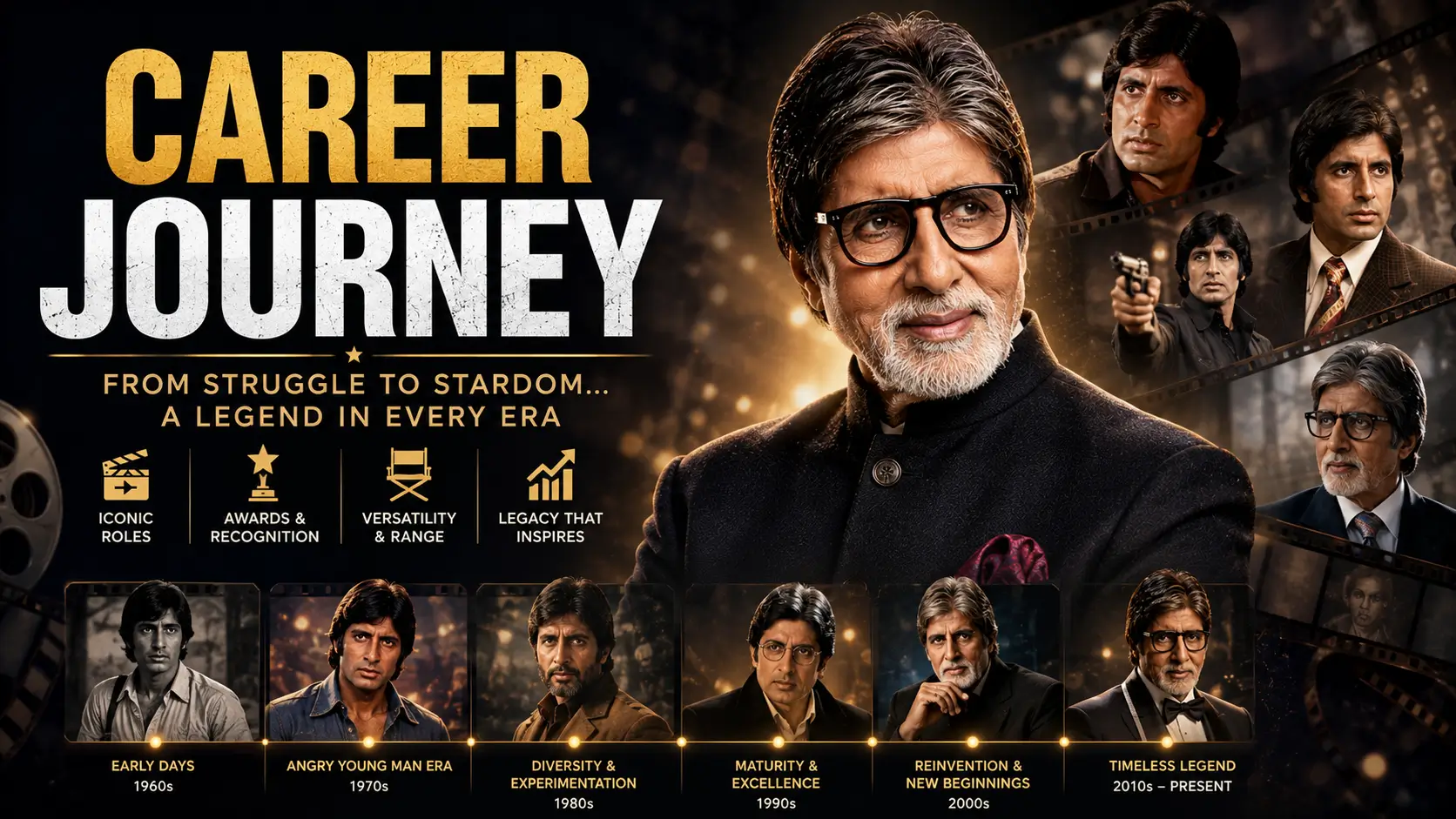 Legendary journey through cinema's eras