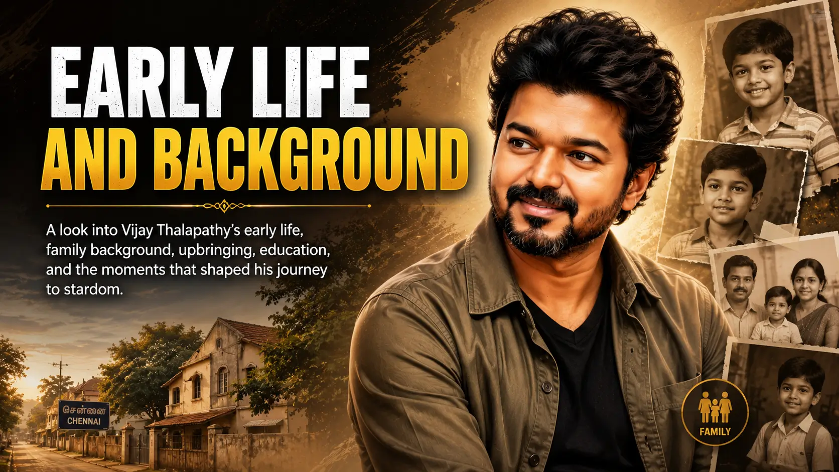 Vijay Thalapathy: Early Life Journey