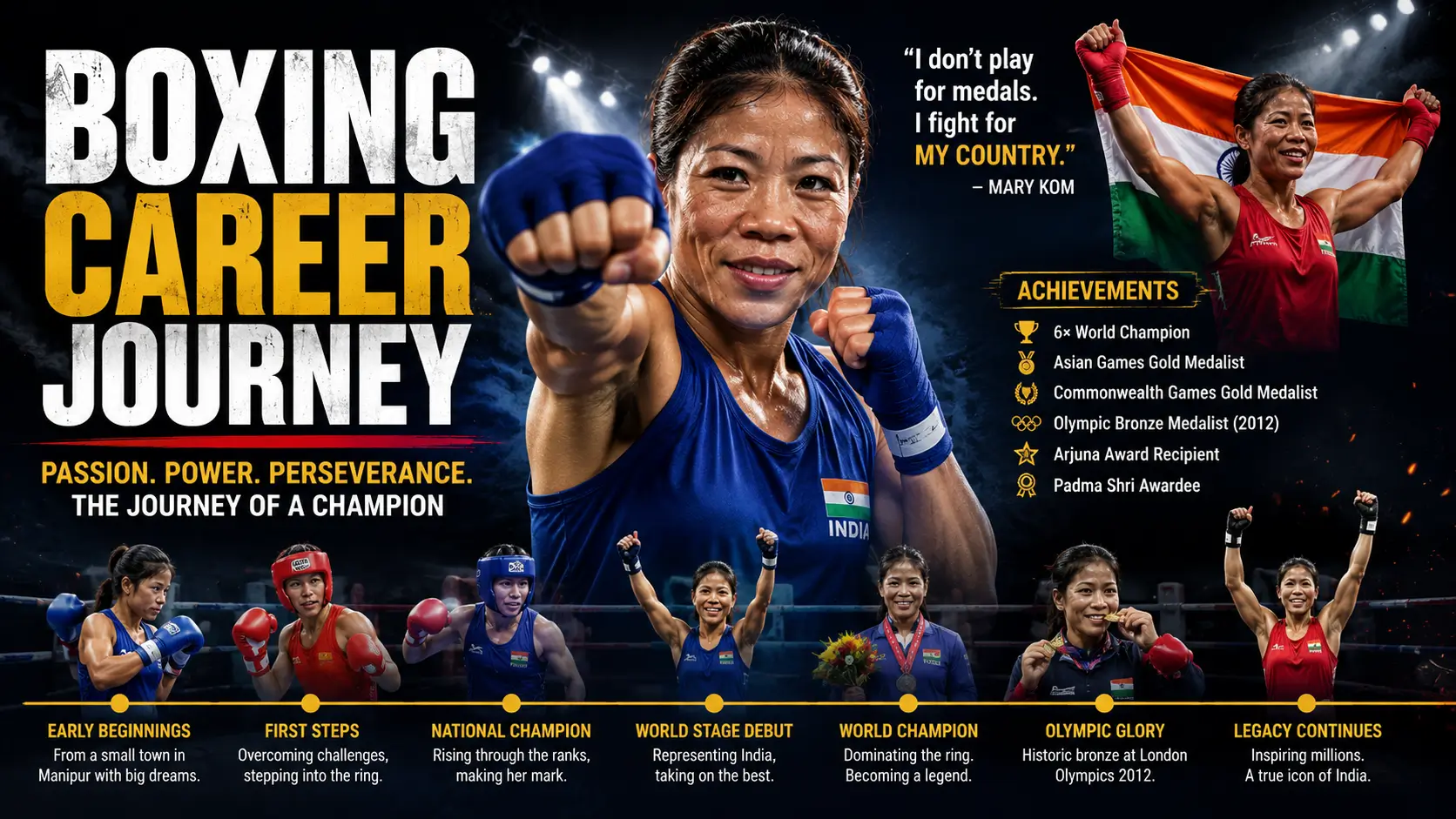 The journey of a champion