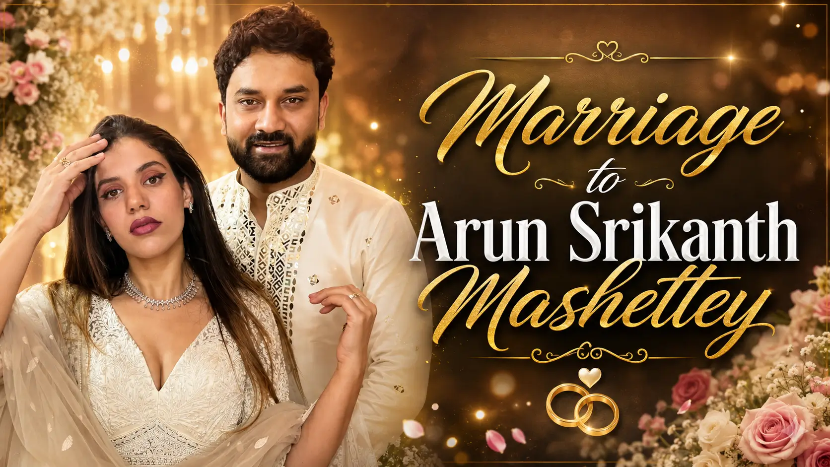 Marriage to Arun Srikanth Mashettey