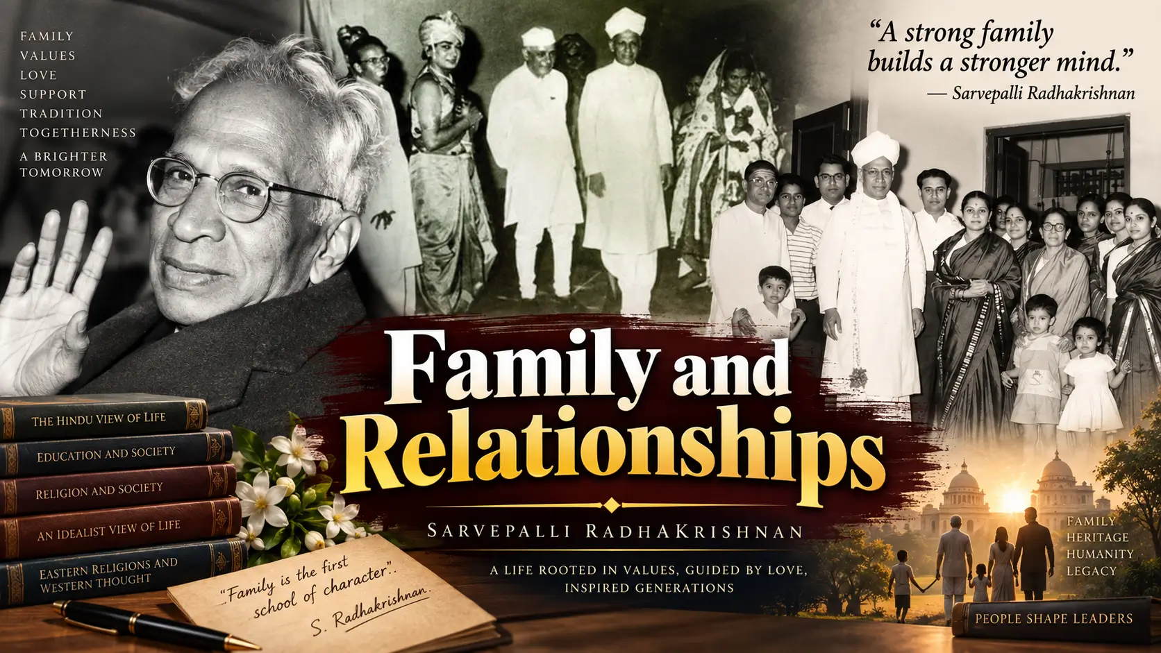Family and Relationships: Radhakrishnan’s Legacy