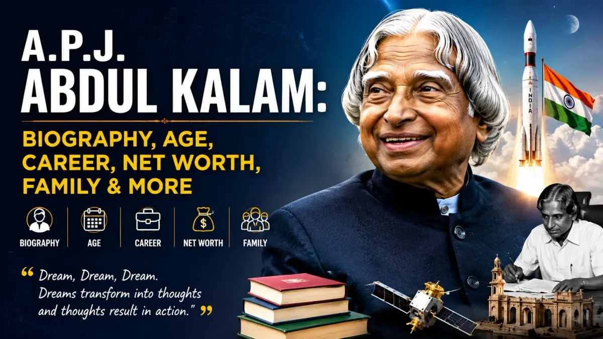 A.P.J. Abdul Kalam biography