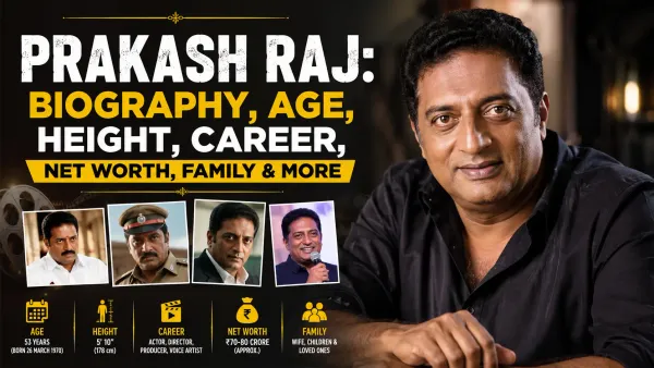 Prakash Raj: biography, career and more